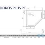 Душевой поддон Radaway Doros Plus PT Душевой поддон Radaway Doros Plus PT